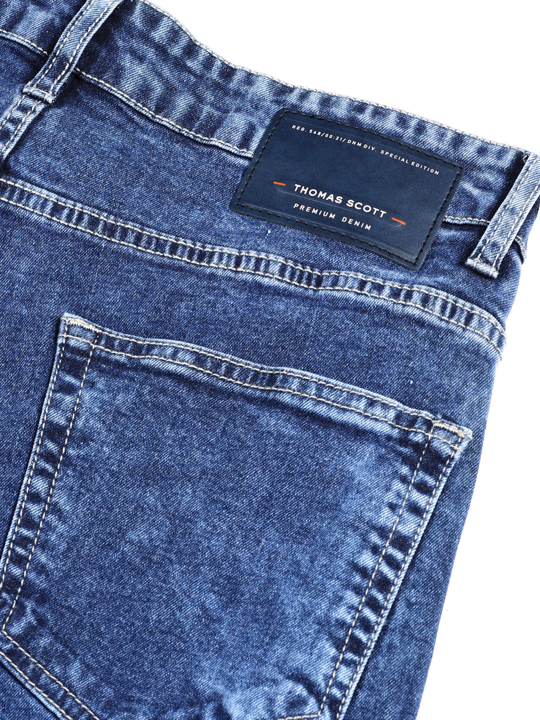 Thomas Scott Men Smart Slim Fit Clean Look Stretchable Jeans