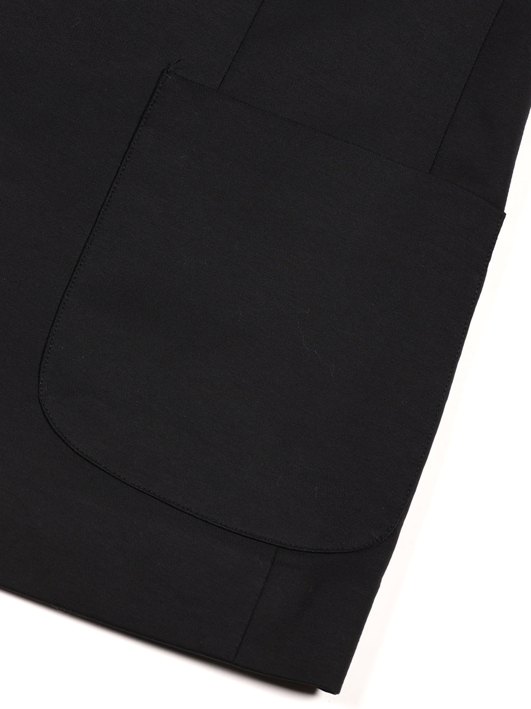 Thomas Scott Men Black Slim Fit Notched Lapel Collar Single-Breasted Blazer