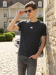 Navy Cricket Club Collection Regular Fit Short Sleeves Round Neck Solid Knitted Tshirt For Men