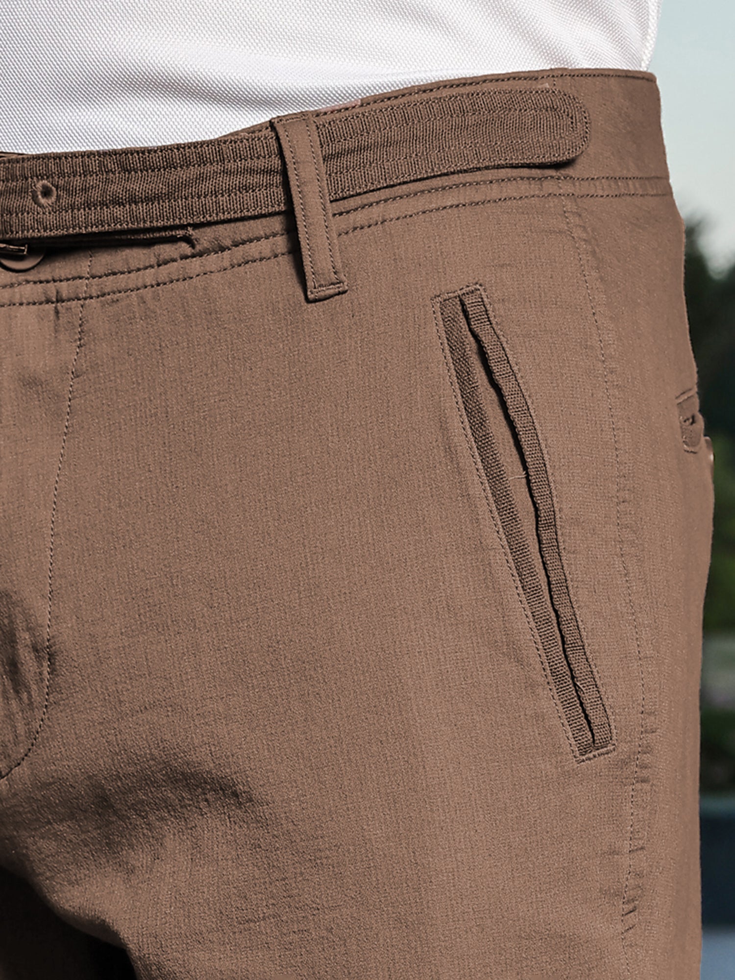 Thomas Scott Men Brown Mid-Rise Slim Fit Woven Chinos Trouser