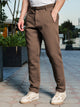 Thomas Scott Men Brown Mid-Rise Slim Fit Woven Chinos Trouser