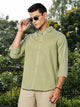 Thomas Scott Men Pista Slim Fit Long Sleeves Button-Down Collar Linen Casual Shirt