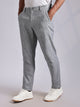 Grey Mid-Rise Regular Fit Linen Chinos Trouser For Men
