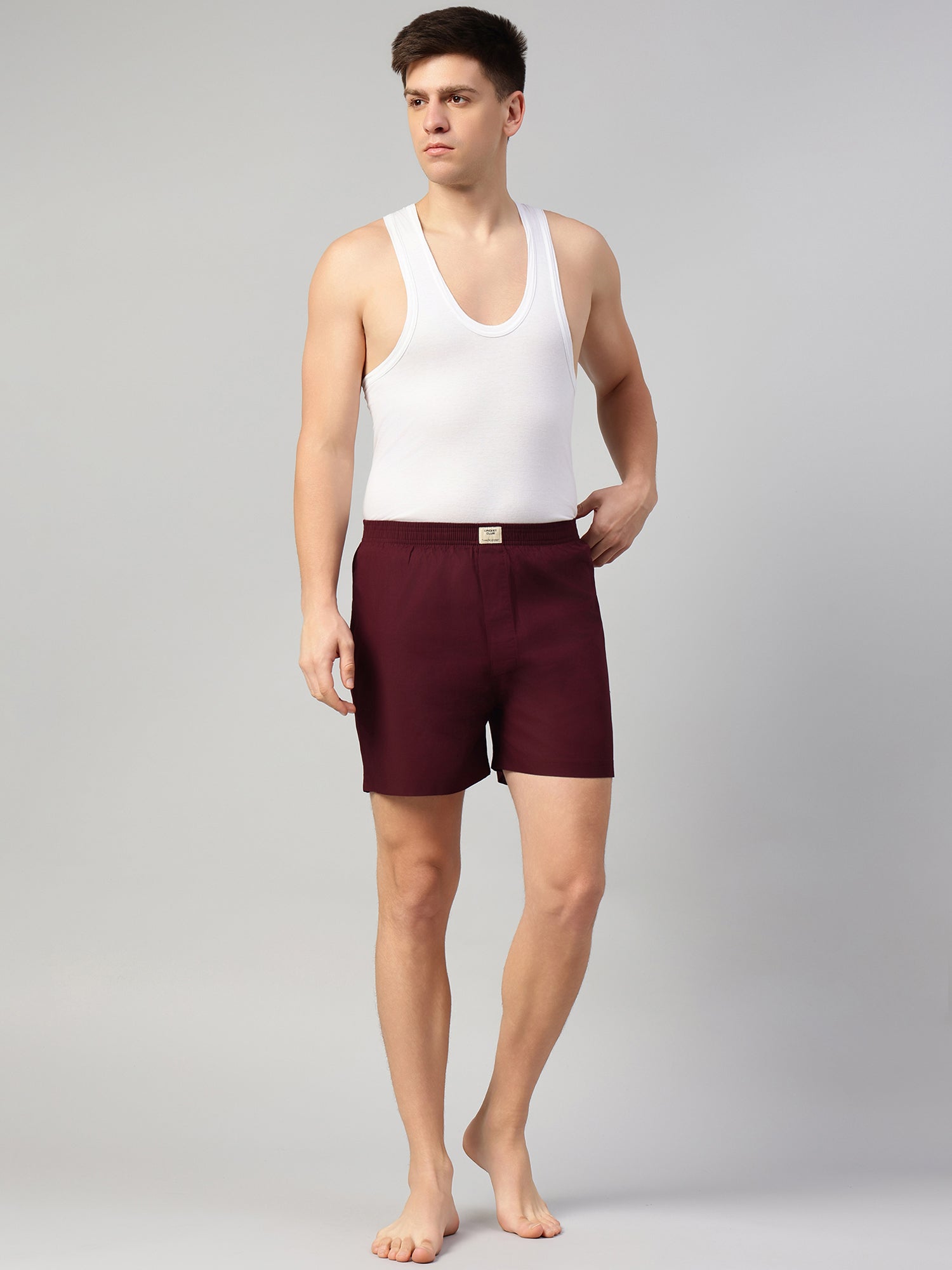 Thomas Scott Men Multicolor Cricket Club Collection Regular Fit 100% Cotton Woven Boxer Shorts (Pack of 3)