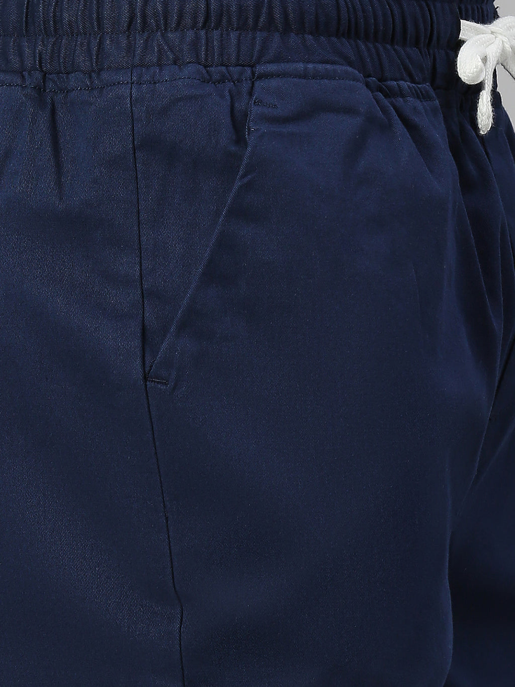 Thomas Scott Men Royal Blue Slim Fit Mid-Rise Solid Woven Shorts