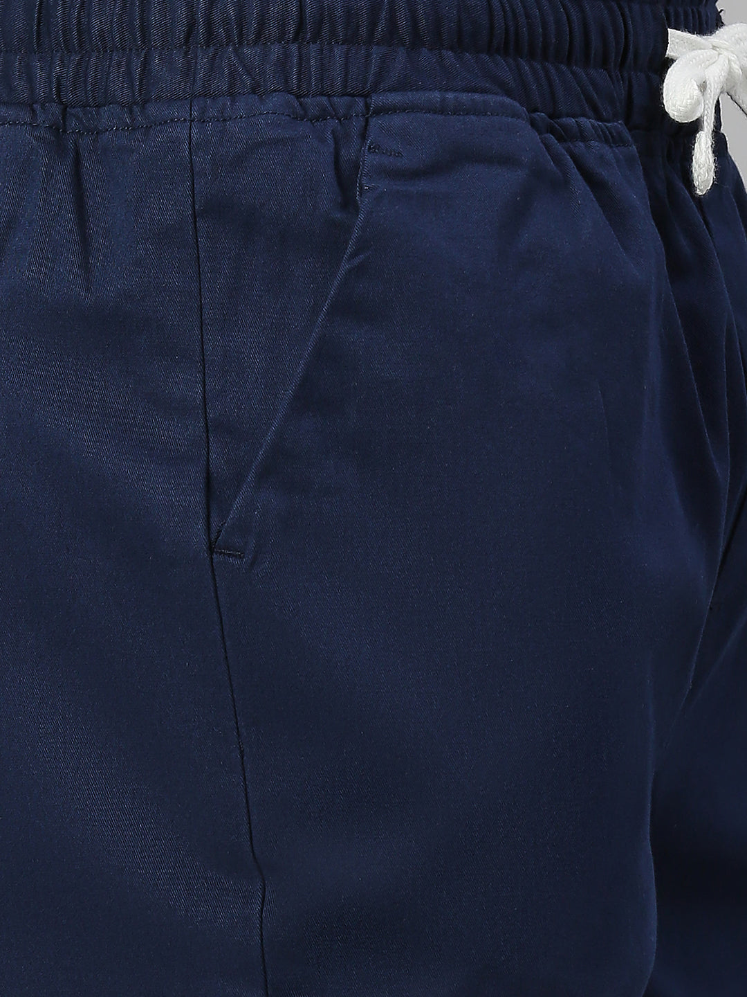 Thomas Scott Men Royal Blue Slim Fit Mid-Rise Solid Woven Shorts