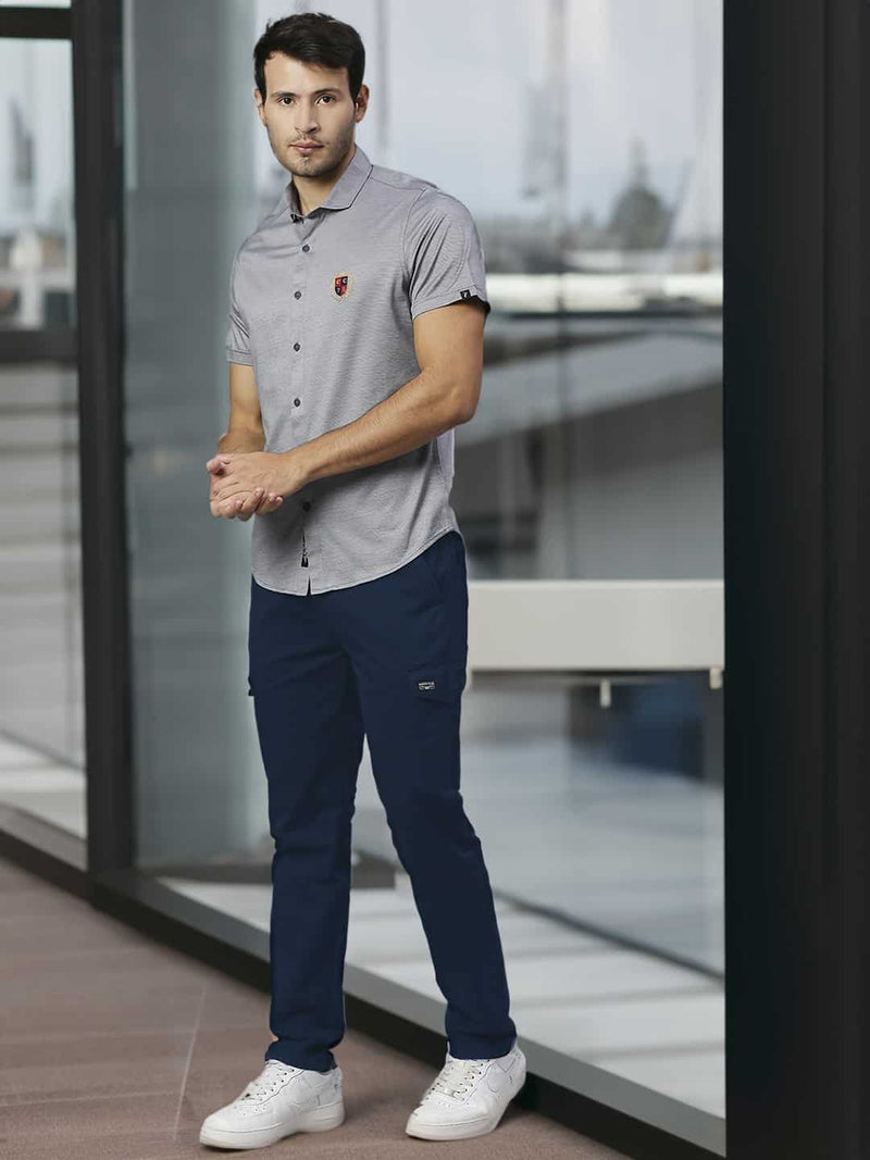 Thomas Scott Men Smart Slim Fit Easy Wash Trousers