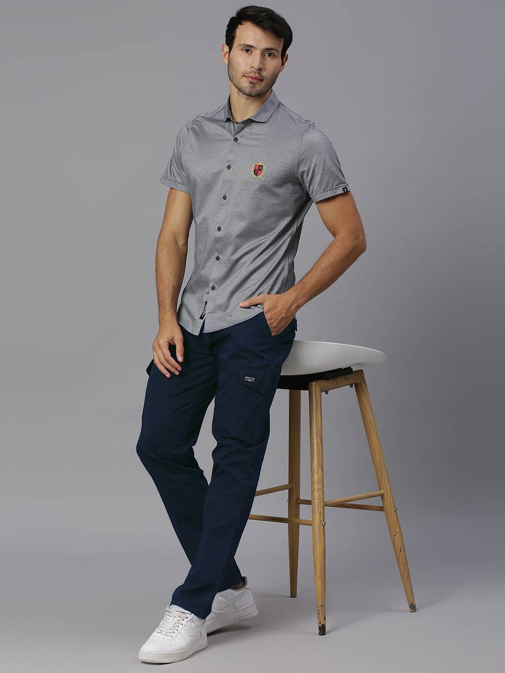 Thomas Scott Men Smart Slim Fit Easy Wash Trousers