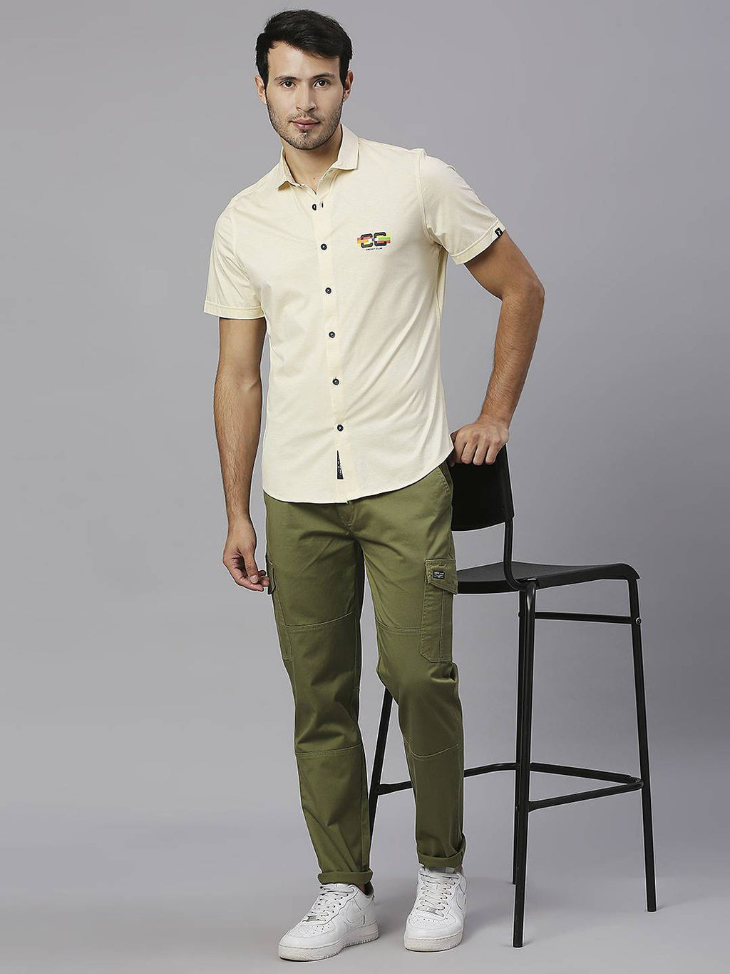 Thomas Scott Men Smart Slim Fit Easy Wash Chinos