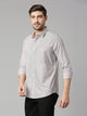 Thomas Scott Men Red Cricket Club Collection Slim Fit Long Sleeves Spread Collar Pinstripes 100% Cotton Casual Shirt