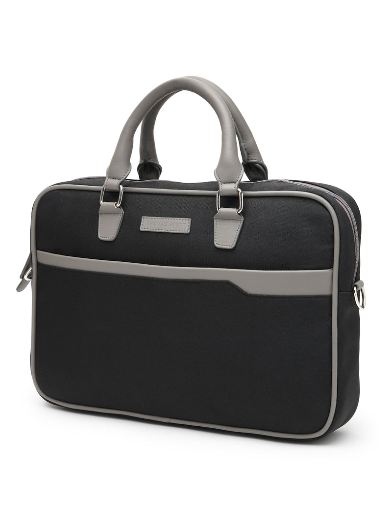 Thomas Scott Men PU Non-Padded Laptop Bag