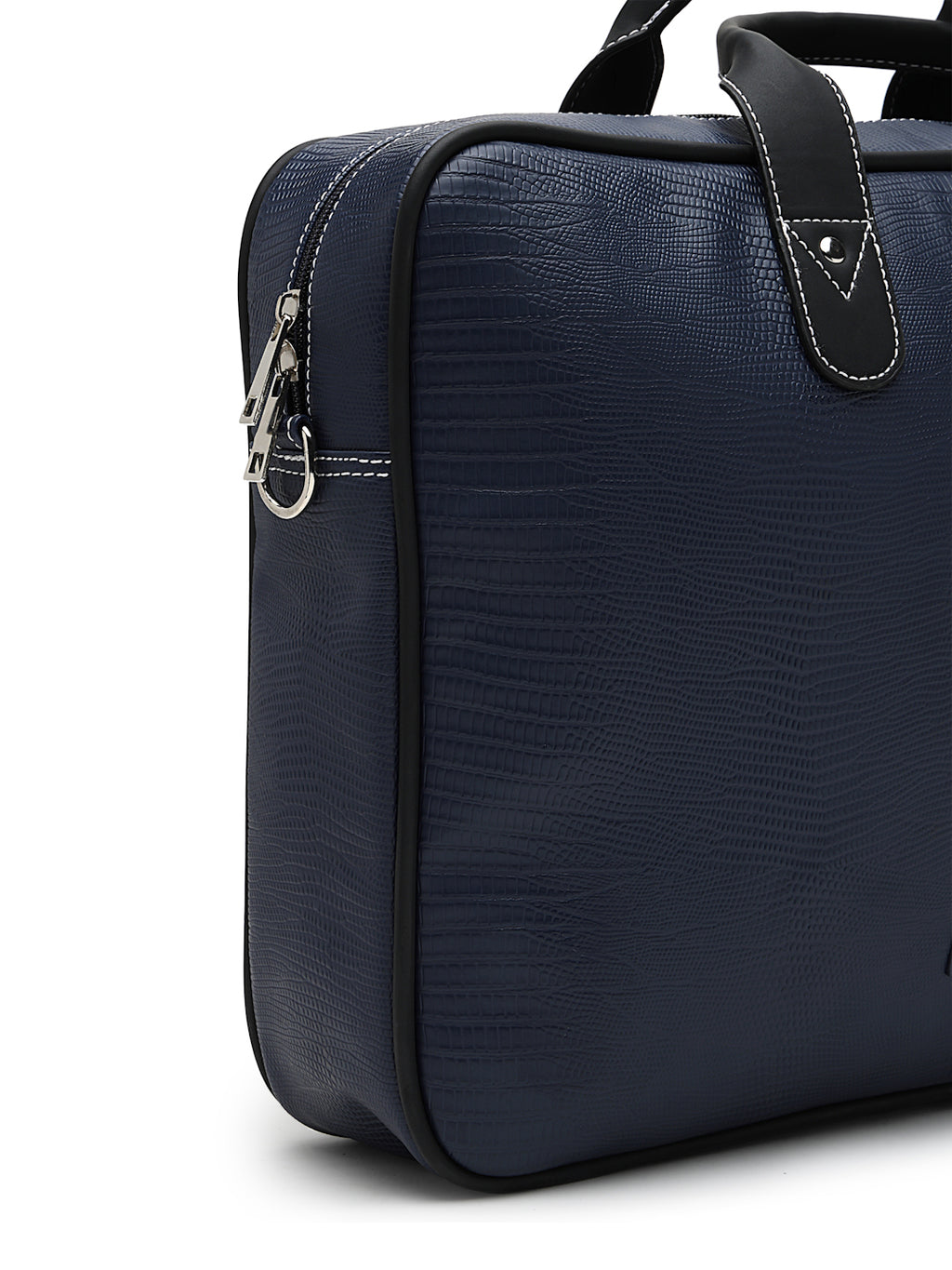 Thomas Scott Men Textured PU Laptop Bag