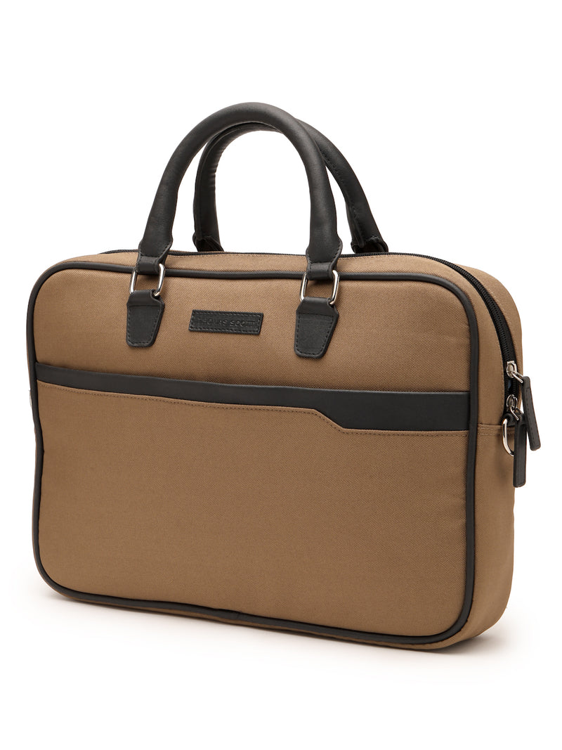 Thomas Scott Men PU Non-Padded Laptop Bag