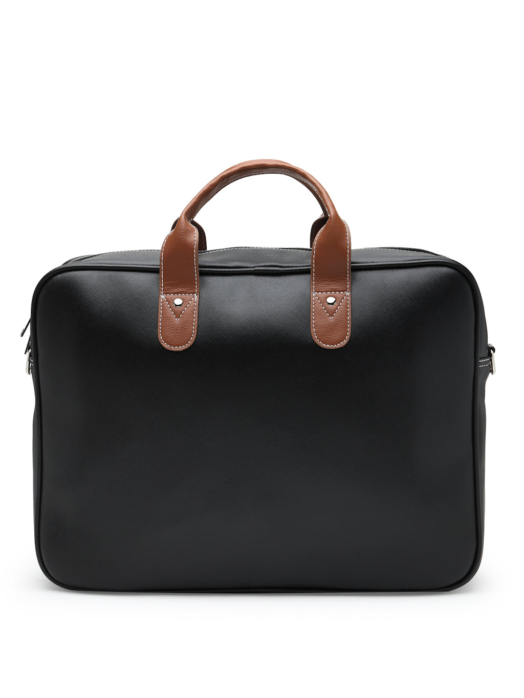Thomas Scott Men Textured PU Laptop Bag