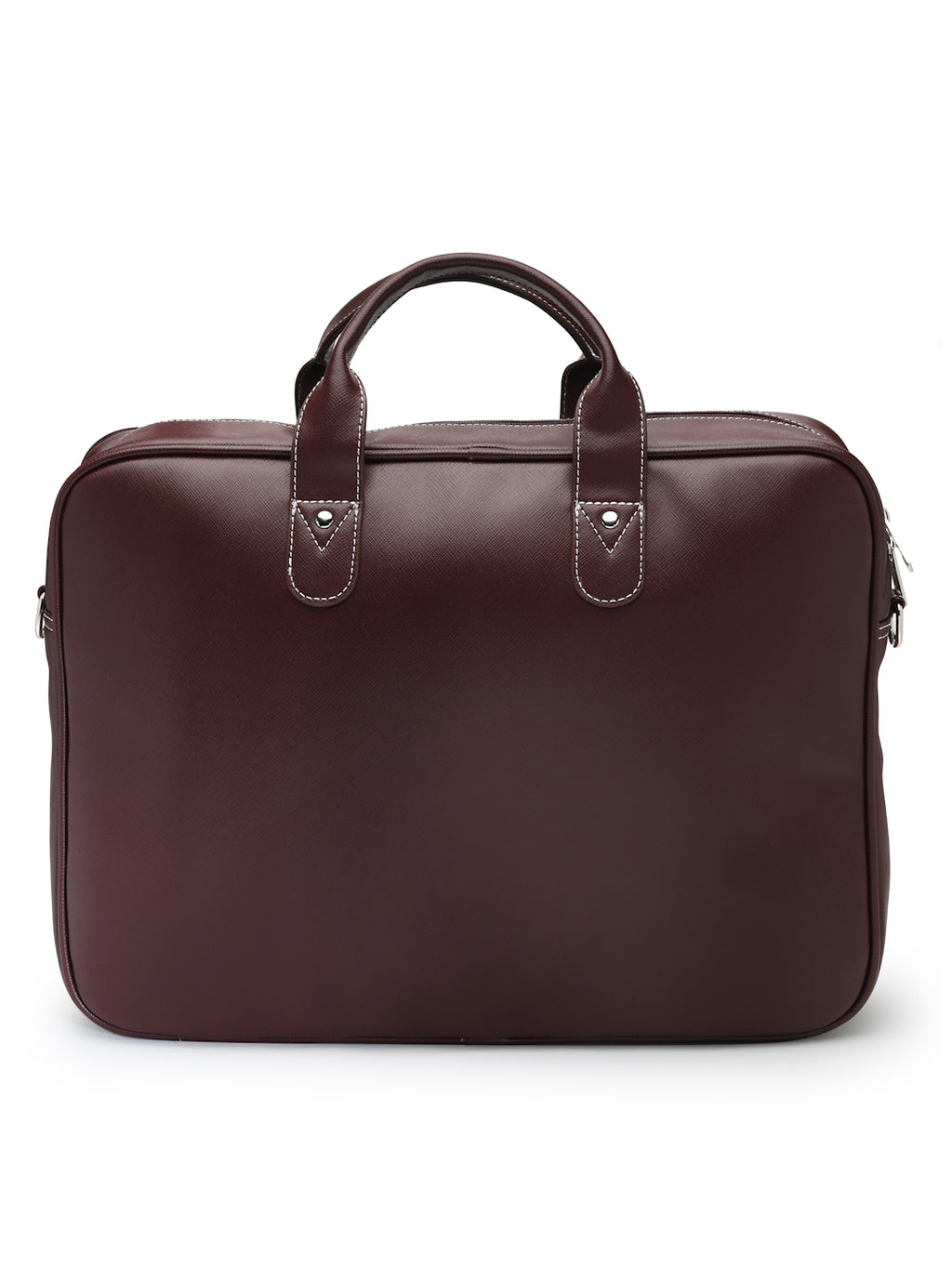 Thomas Scott Men Textured PU Laptop Bag