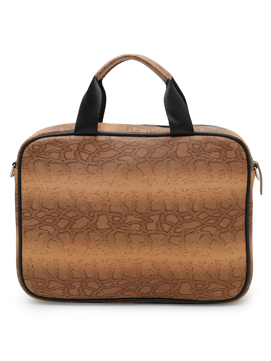Thomas Scott Men Textured PU Laptop Bag