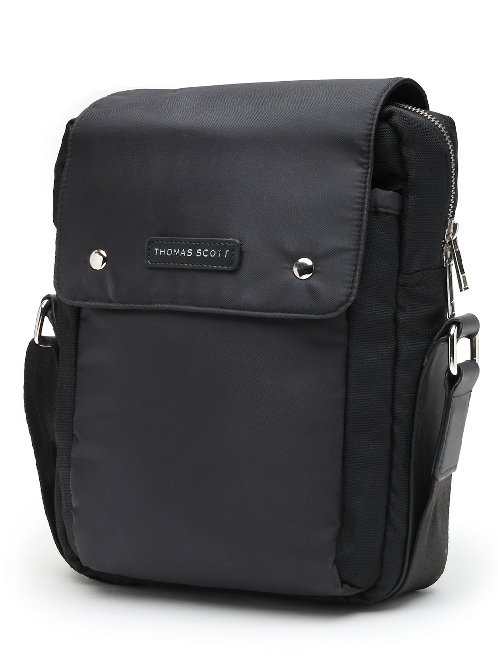 Thomas Scott Men Zippered Messenger Bag