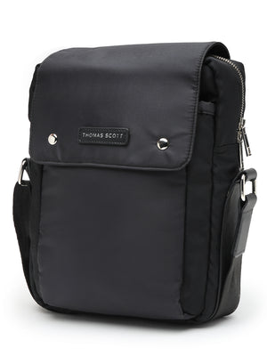 Thomas Scott Men Zippered Messenger Bag