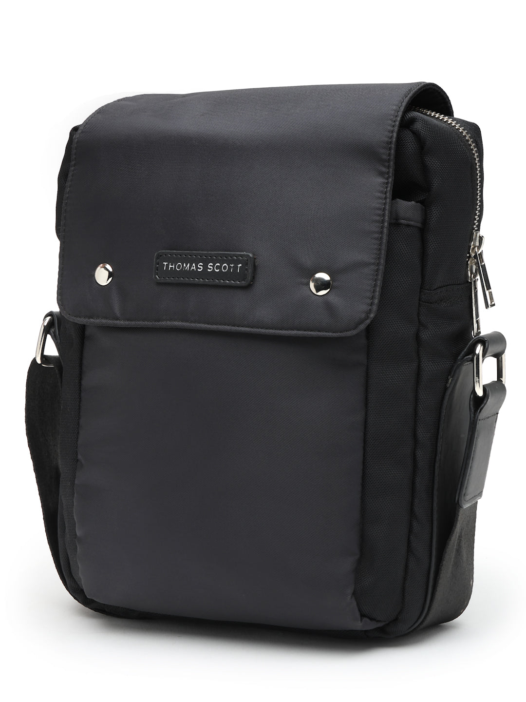 Thomas Scott Men Zippered Messenger Bag