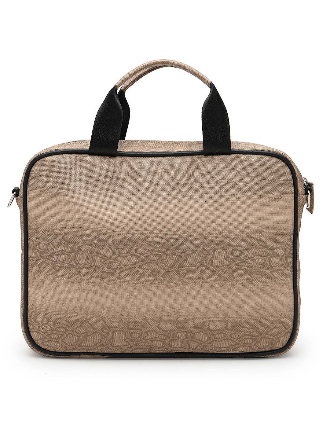 Thomas Scott Men Textured PU Laptop Bag