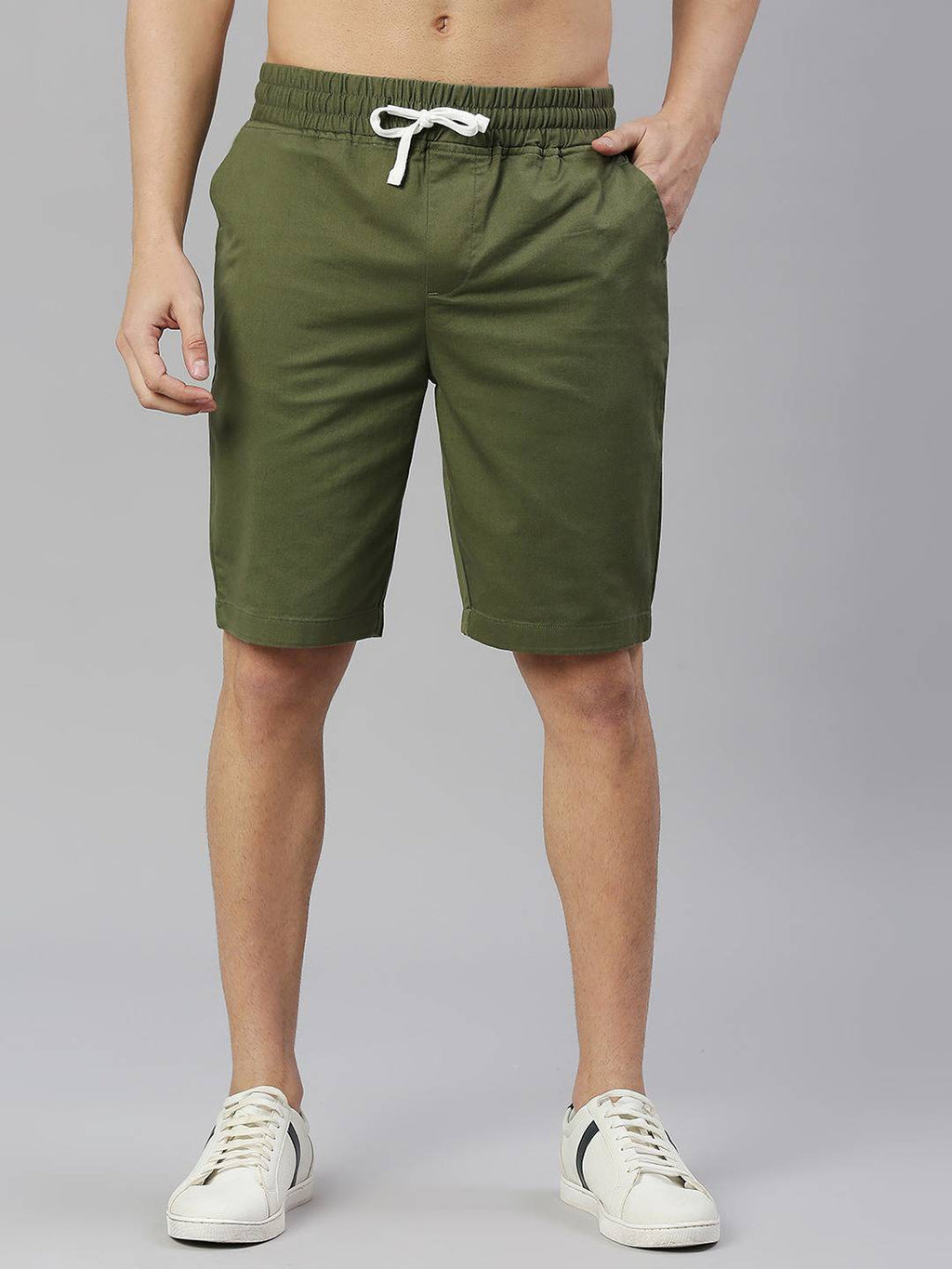 Thomas Scott Men Mid-Rise Slim Fit Shorts