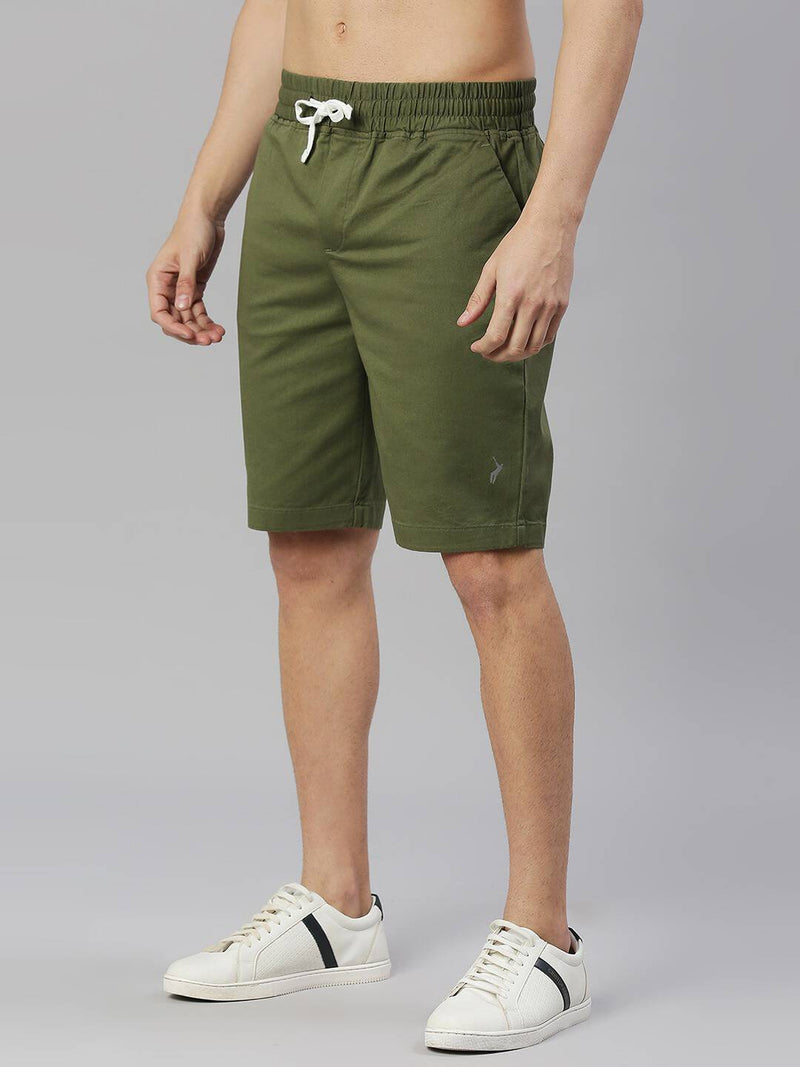 Thomas Scott Men Mid-Rise Slim Fit Shorts
