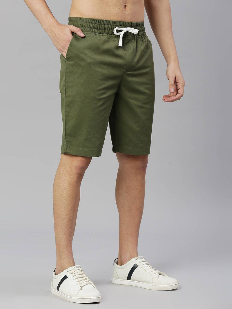 Thomas Scott Men Mid-Rise Slim Fit Shorts