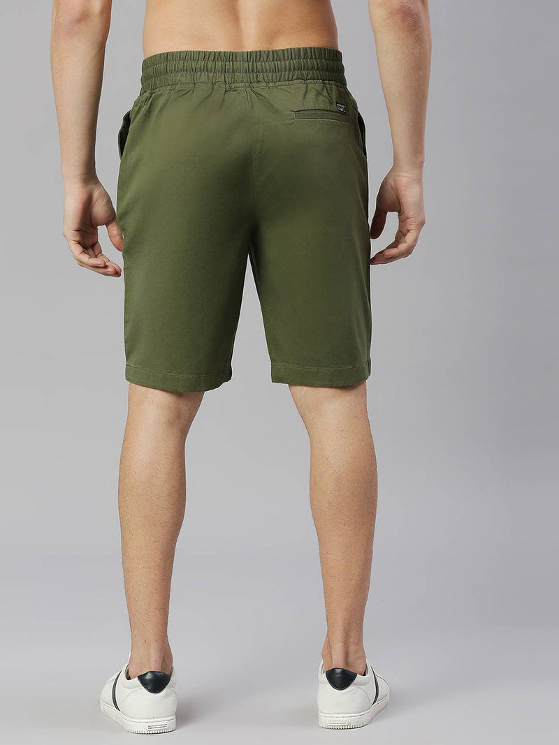 Thomas Scott Men Mid-Rise Slim Fit Shorts