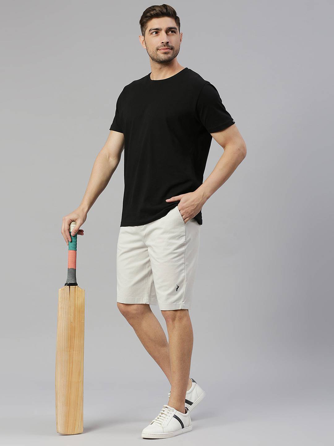 Thomas Scott Men Mid-Rise Slim Fit Shorts