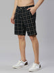 Thomas Scott Men Checked Slim Fit Regular Shorts