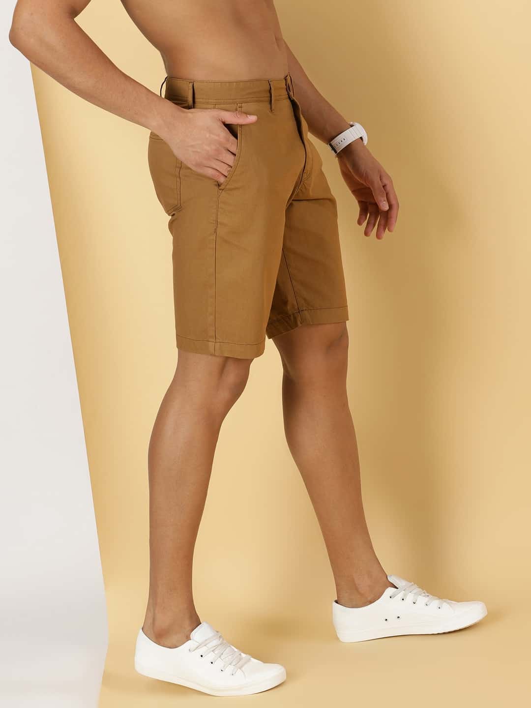 Thomas Scott Men Mid-Rise Chino Shorts