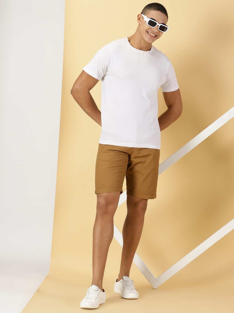 Thomas Scott Men Mid-Rise Chino Shorts