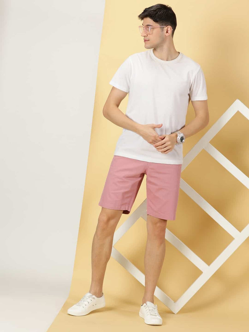 Thomas Scott Men Mid-Rise Chino Shorts