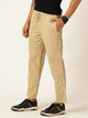 Thomas Scott Men Relaxed Loose Fit Mid-Rise Pure Cotton Easy Wash Trousers