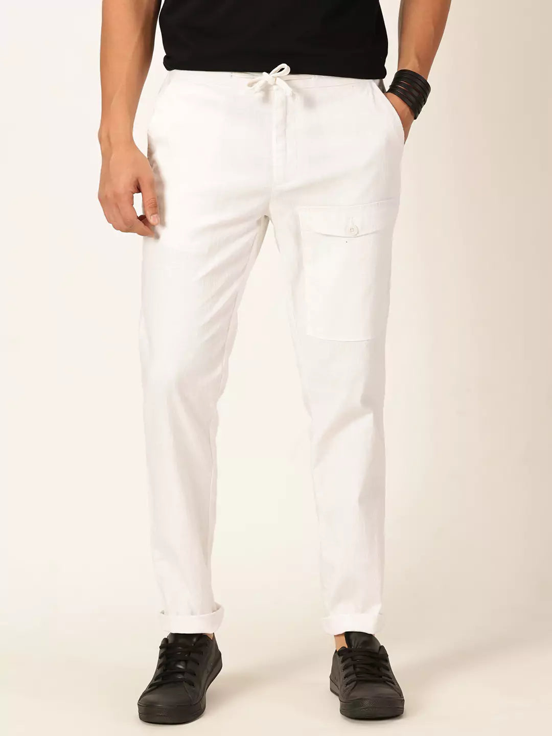 Thomas Scott Men Smart Slim Fit Chinos Trousers