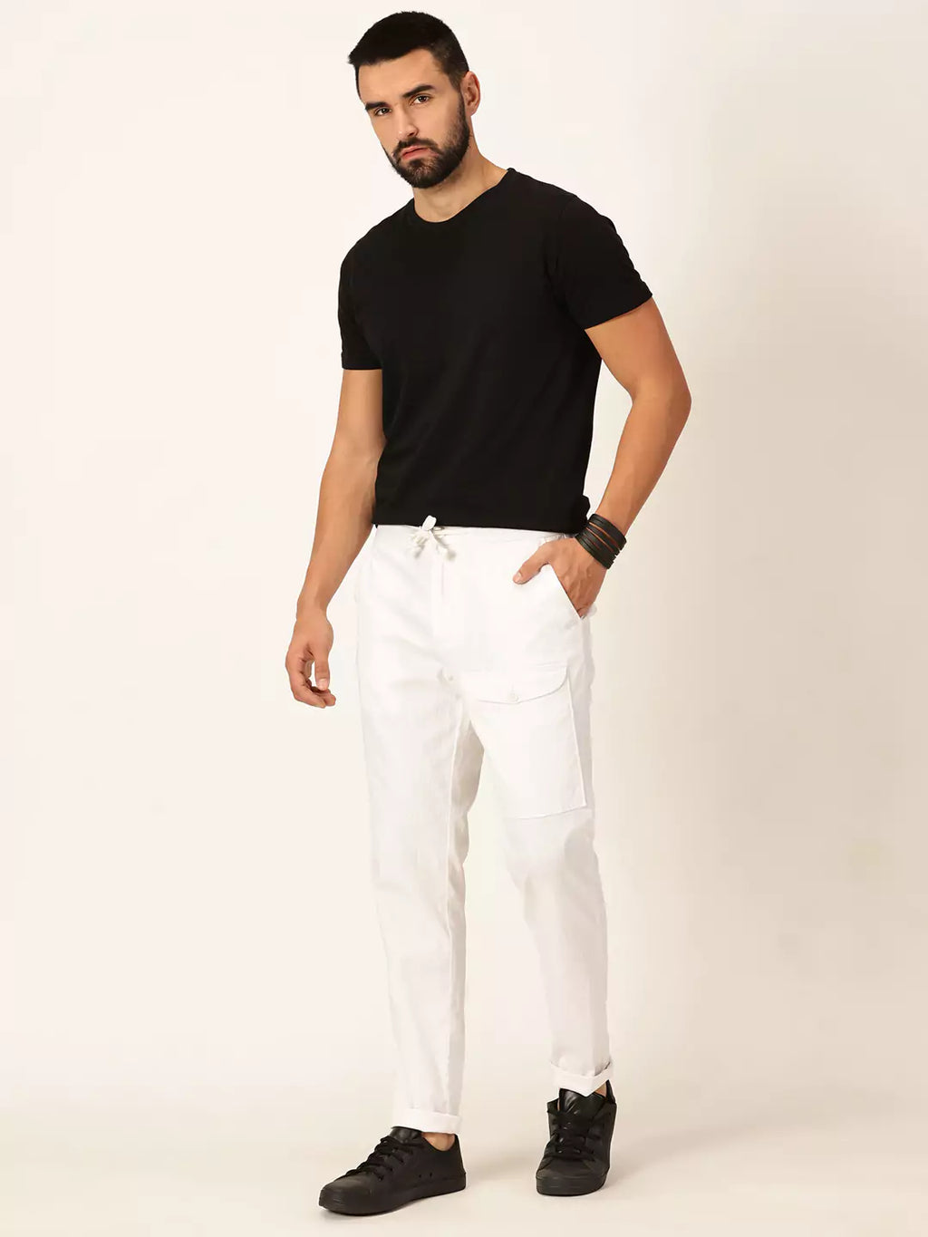 Thomas Scott Men Smart Slim Fit Chinos Trousers