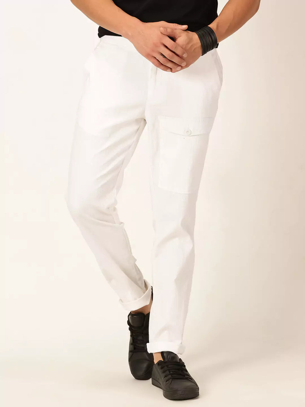 Thomas Scott Men Smart Slim Fit Chinos Trousers