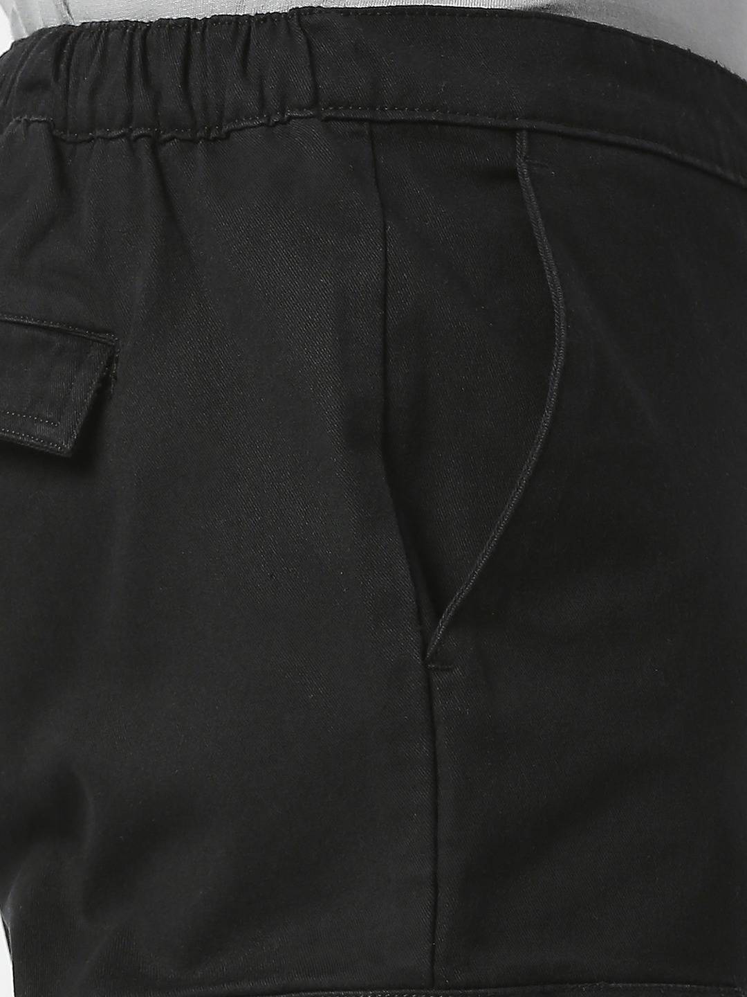 Thomas Scott Men Comfort Mid-Rise Easy Wash Cargo Trousers