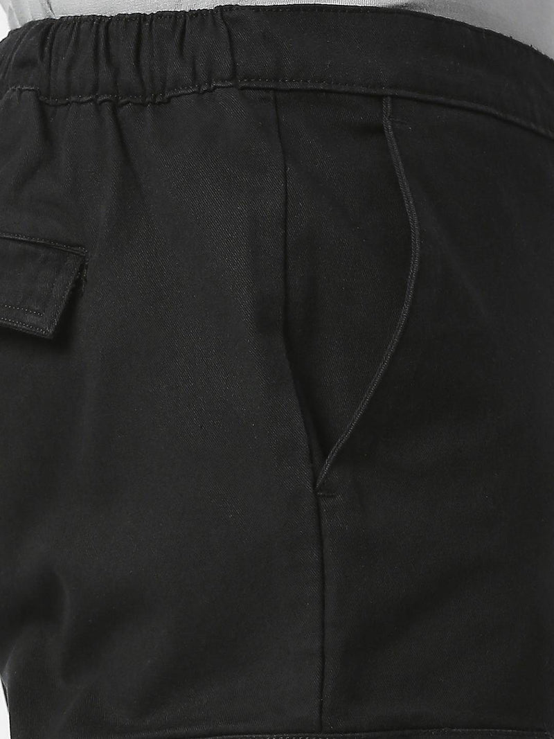 Thomas Scott Men Comfort Mid-Rise Easy Wash Cargo Trousers