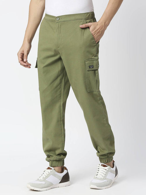 Thomas Scott Men Comfort Slim Fit Easy Wash Cargos