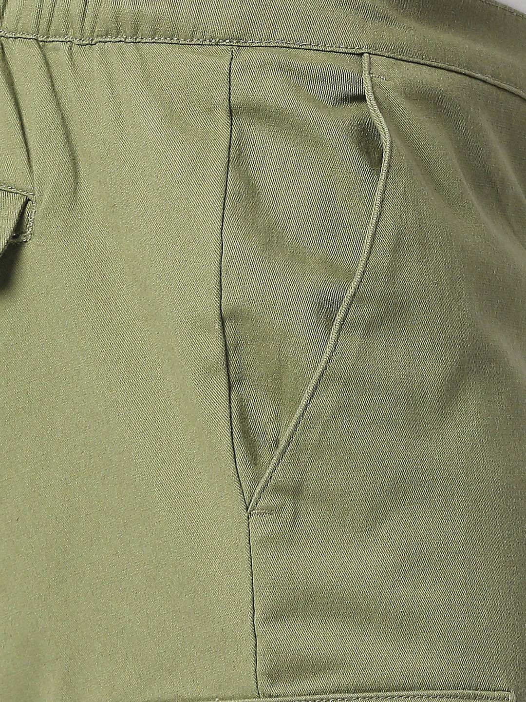 Thomas Scott Men Comfort Slim Fit Easy Wash Cargos