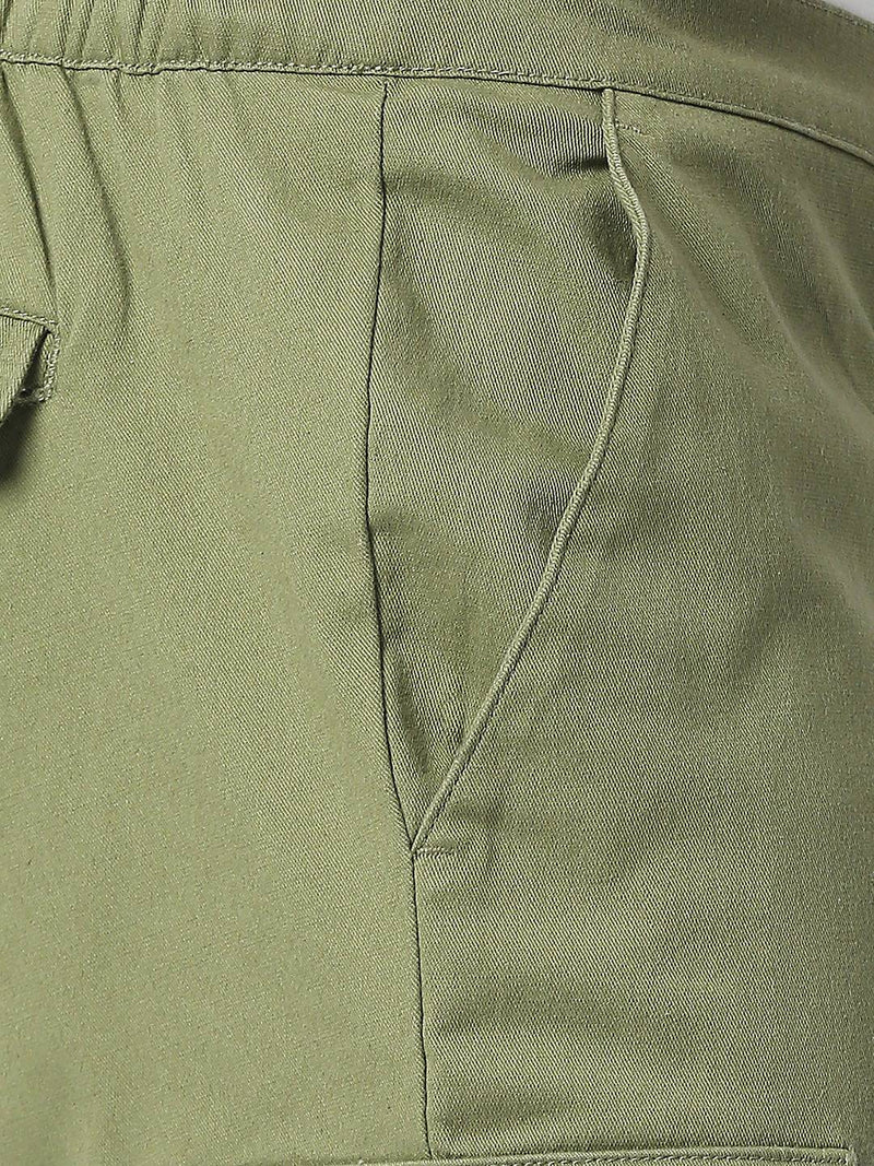 Thomas Scott Men Comfort Slim Fit Easy Wash Cargos