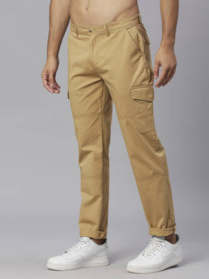 Thomas Scott Men Smart Slim Fit Cargos Trousers