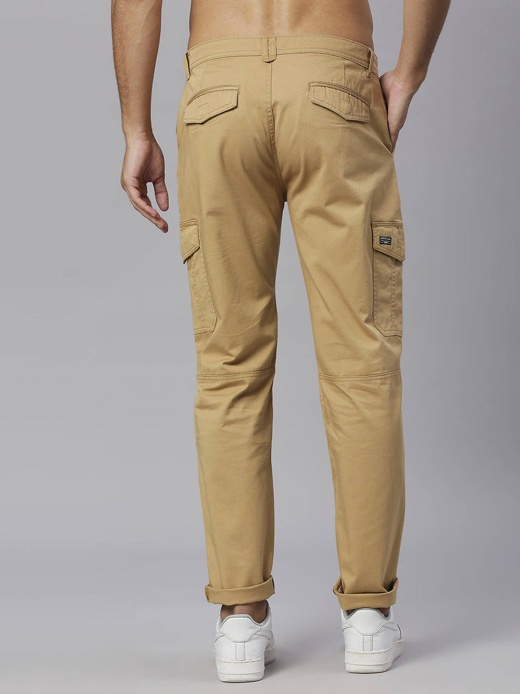 Thomas Scott Men Smart Slim Fit Cargos Trousers