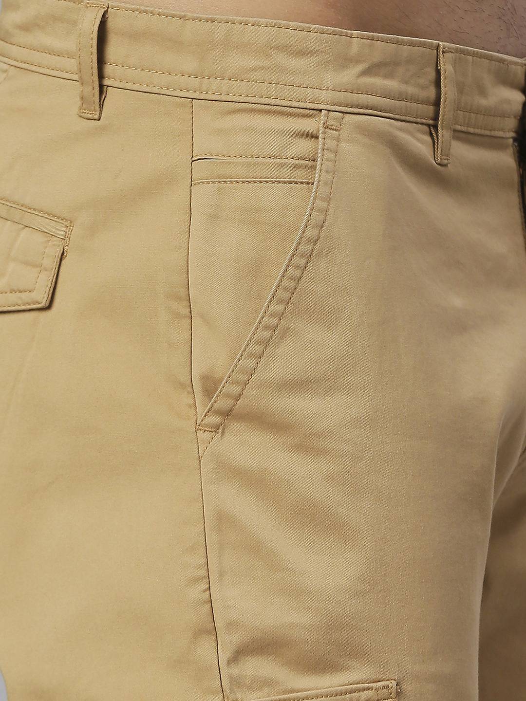 Thomas Scott Men Smart Slim Fit Cargos Trousers