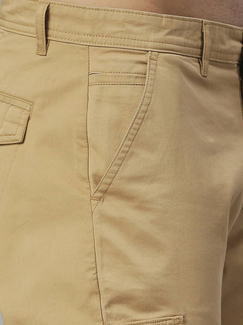 Thomas Scott Men Smart Slim Fit Cargos Trousers
