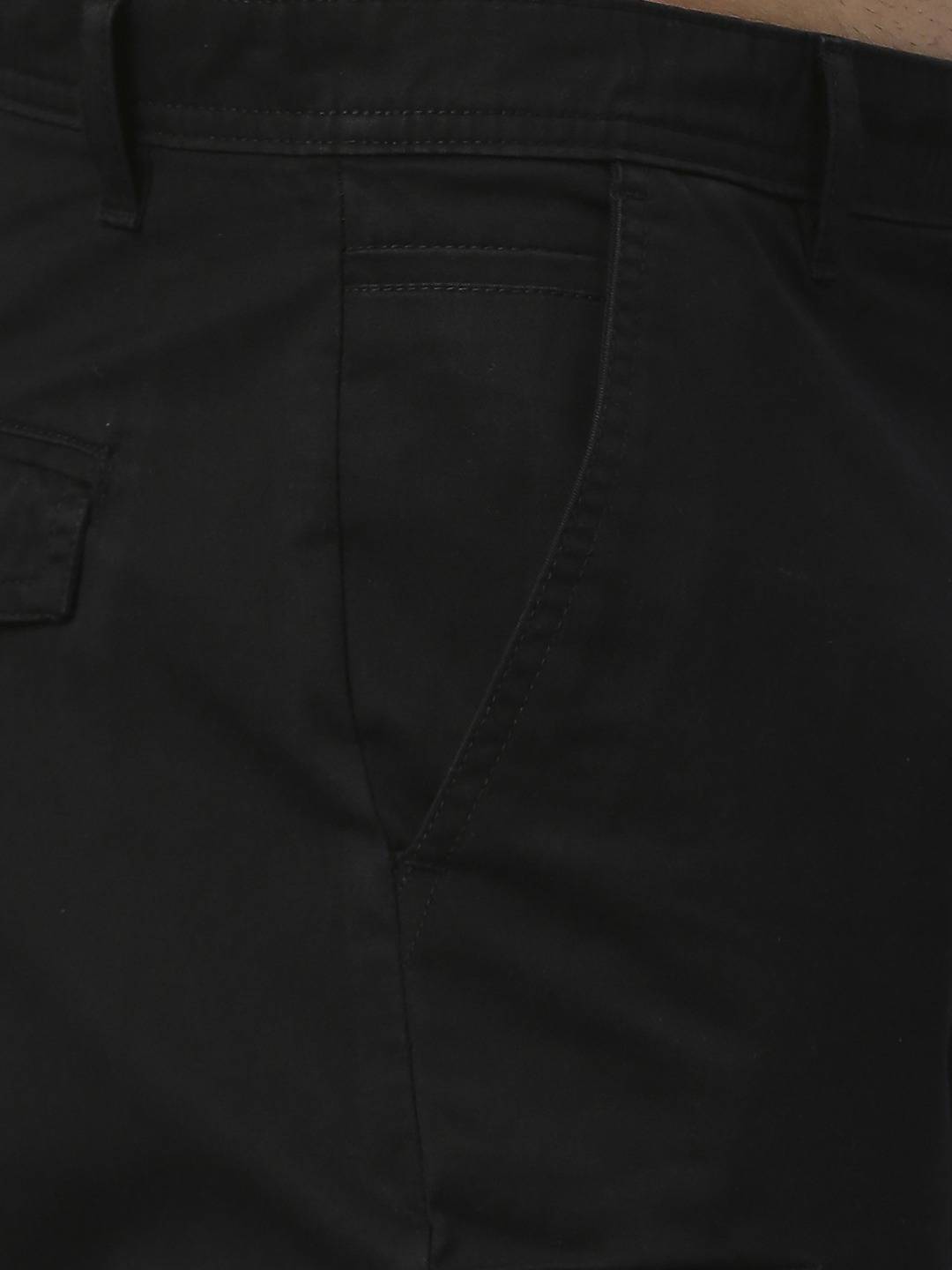 Thomas Scott Men Mid-Rise Smart Slim Fit Easy Wash Cargos Trousers
