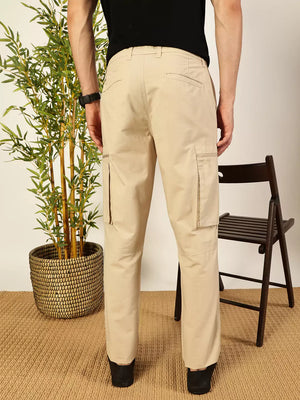 Thomas Scott Men Smart Easy Wash Cargo Trousers