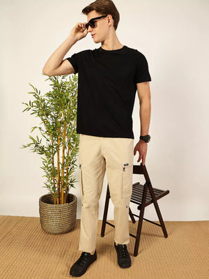 Thomas Scott Men Smart Easy Wash Cargo Trousers