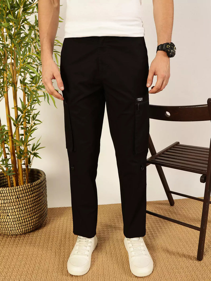 Thomas Scott Men Smart Easy Wash Cargo Trousers